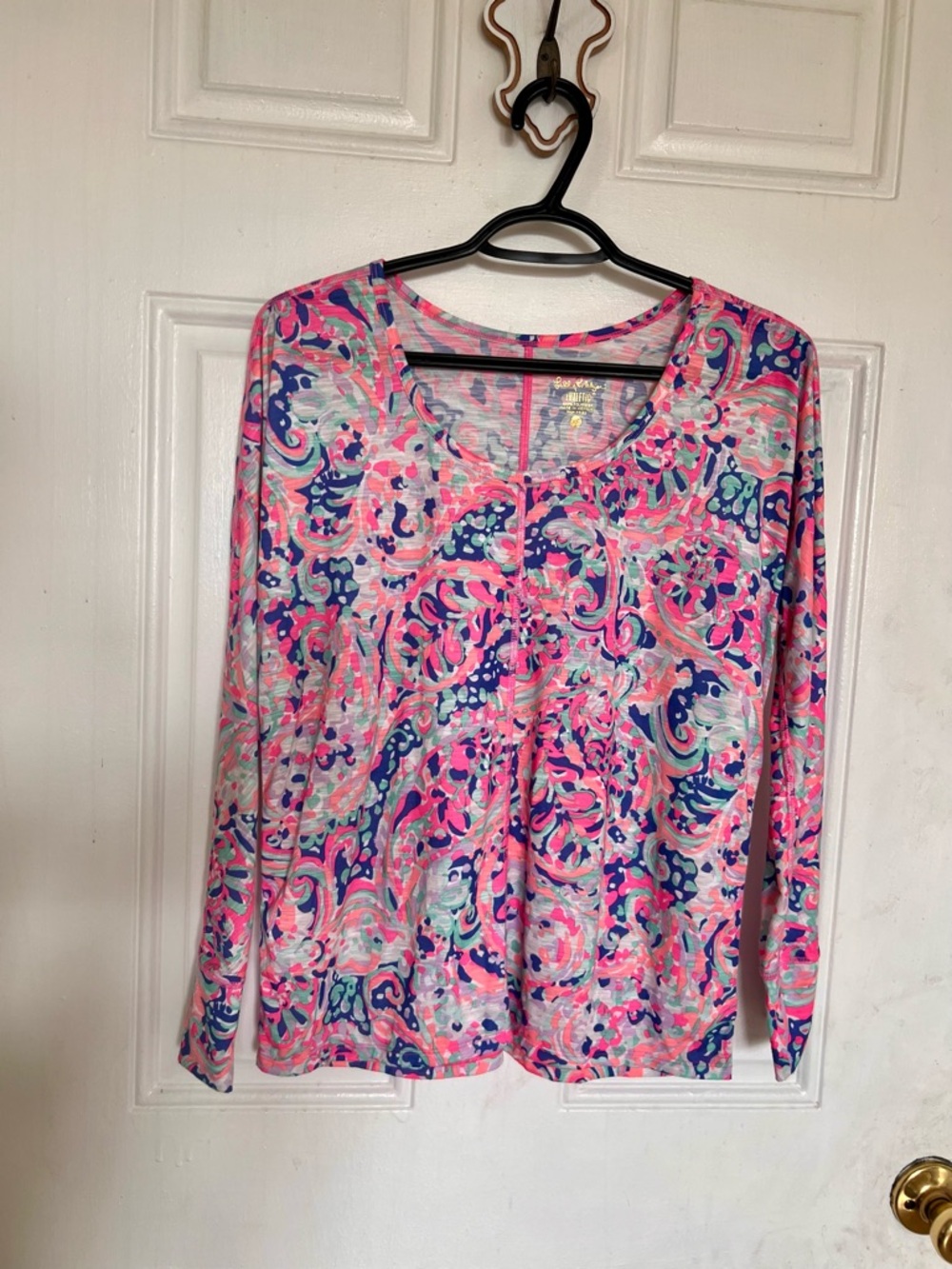 Lilly Pulitzer | Luxletic Pink Print Women’s Top